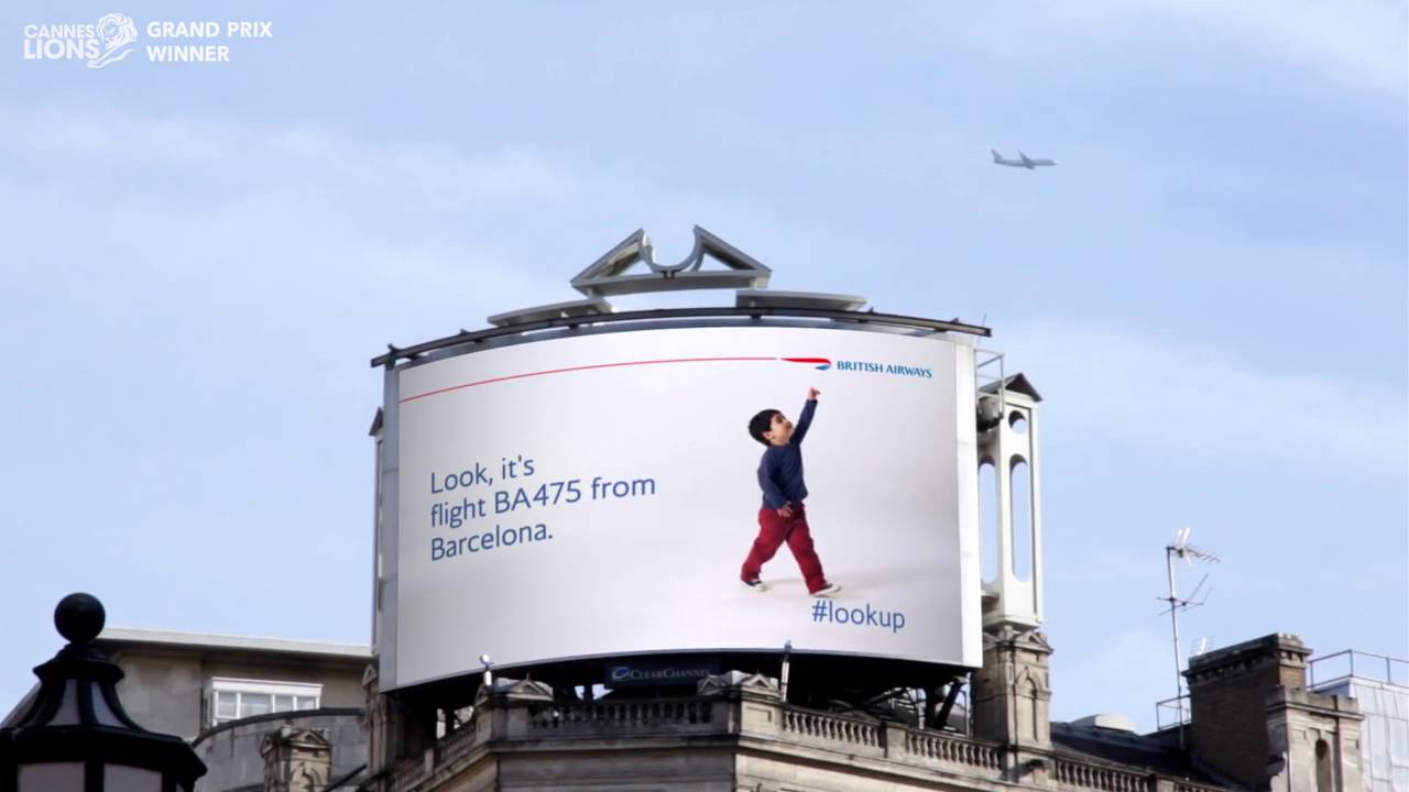 Interactive advertising example
