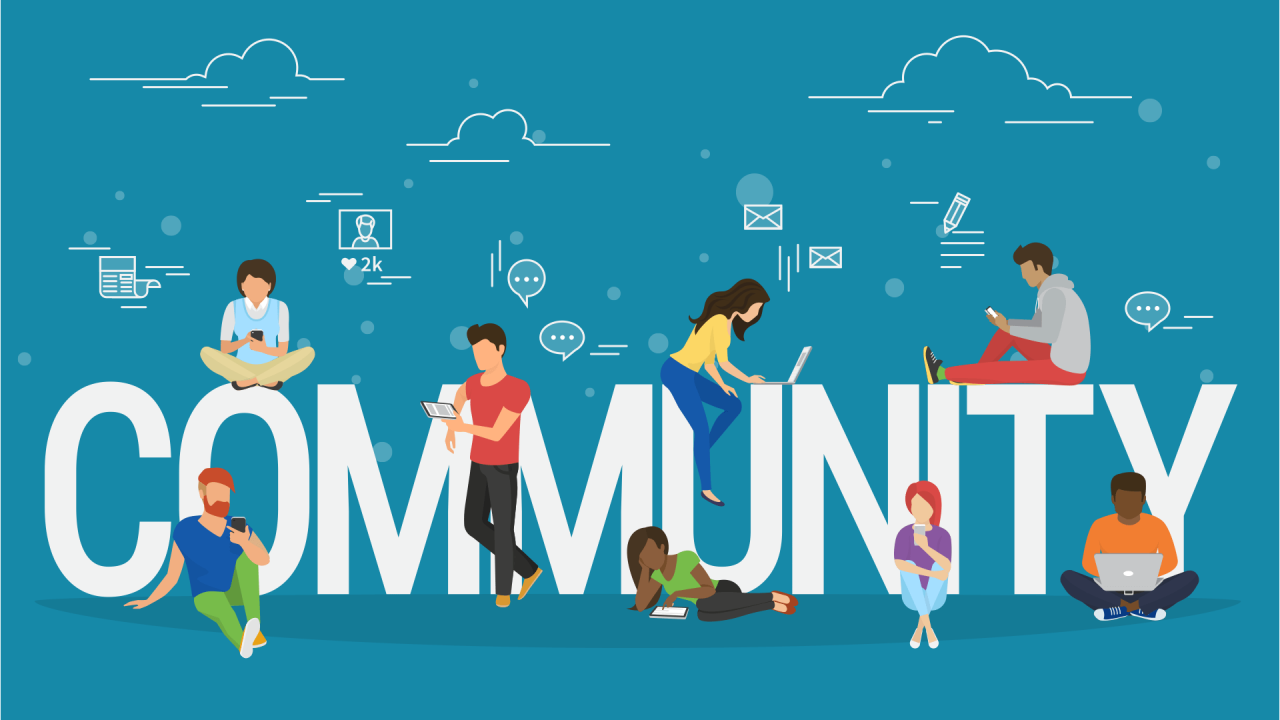commuinty building user interaction