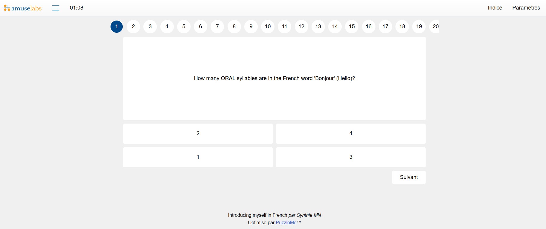 french quiz for students