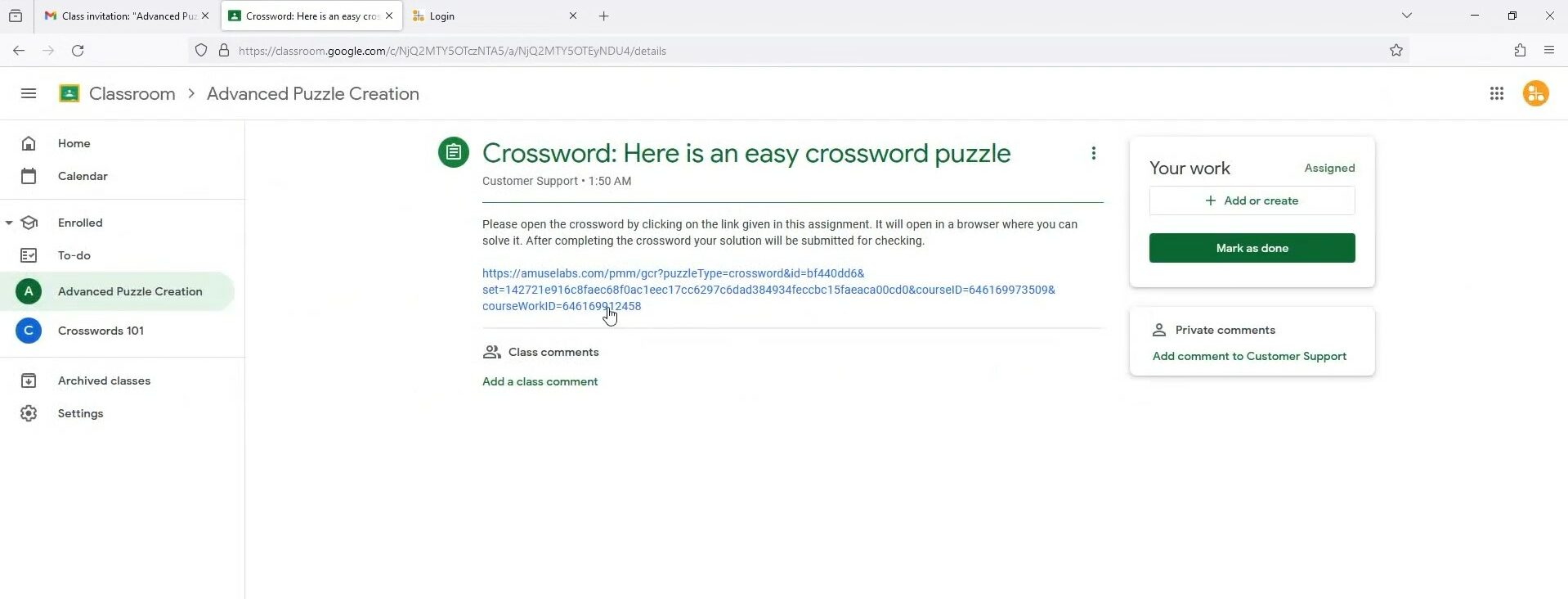 google classroom games
